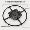 Heavy Duty Q235B Steel Recliner Swivel Ring Base with 10
