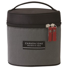 Skater KBST3 Insulated Lunch Box, Rice Bowl Type, 31.3 fl oz (1,050 ml), Exclusive Lunch Bag, Carbon Tone
