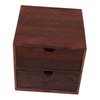Mobestech 1pc Stackable Wooden Organizing Box Multi Home Storage for
