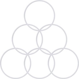 6 Pieces Rubber Gasket Replacement Seal White O-ring Compatible with Magic Bullet 250W