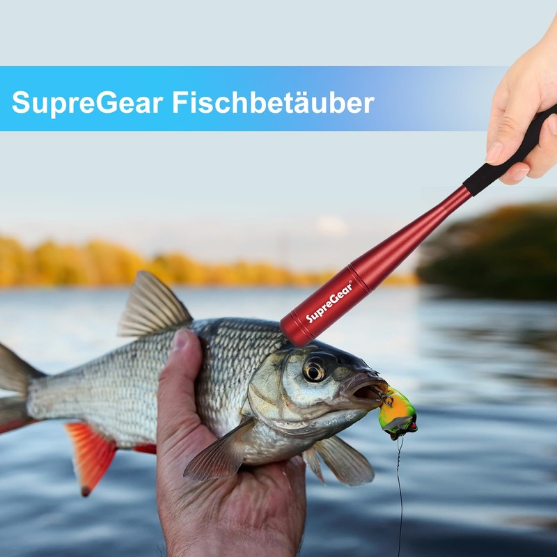 supregear Fishing Fish Killer, Outdoors Aluminium Removable Fish Slaughter Metallic