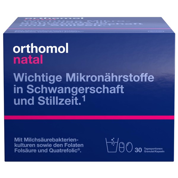 Orthomol Natal/Granules Capsules Combo Pack 30 sachets 468 g Pack of 1