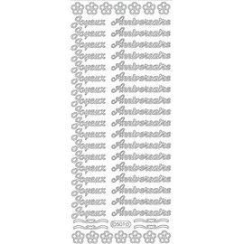 Deco Stickers - Joyeux Anniversaire - Black