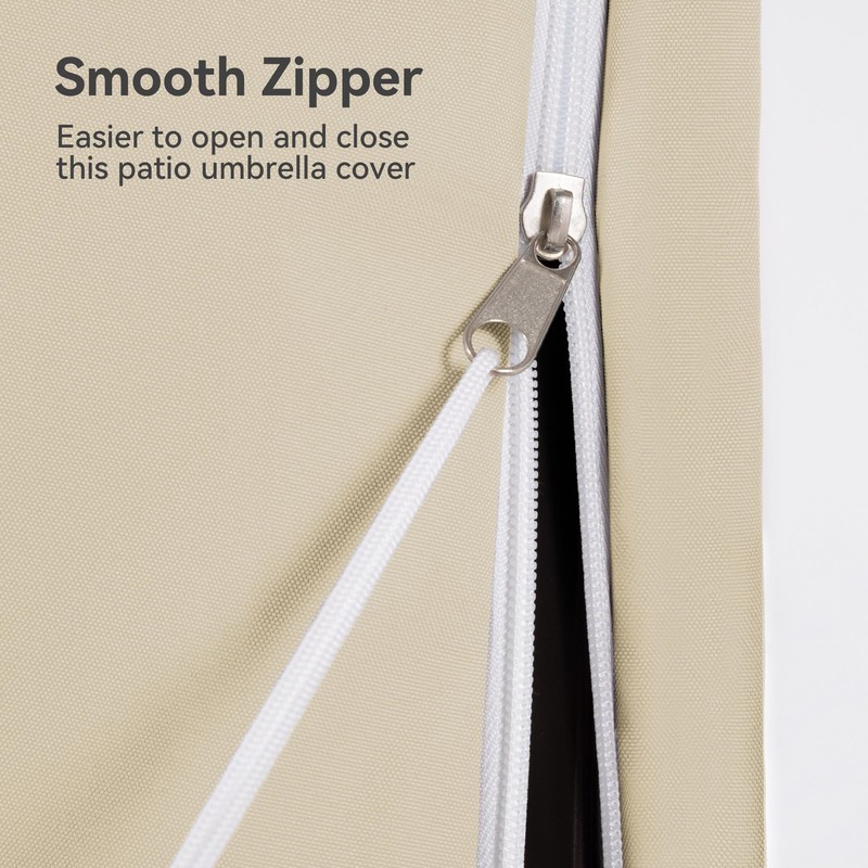 CoolCover by Han Patio Umbrella Cover UV Resistant Outdoor Offset