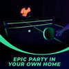 Blacklight Ping Pong Set, Glow in The Dark Ping Pong,