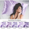 Satin Pillow Cases: (Lavender,Queen)