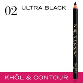 Kohl&Contour Eye Pencil #002-Ultra Black 1,2 Gr