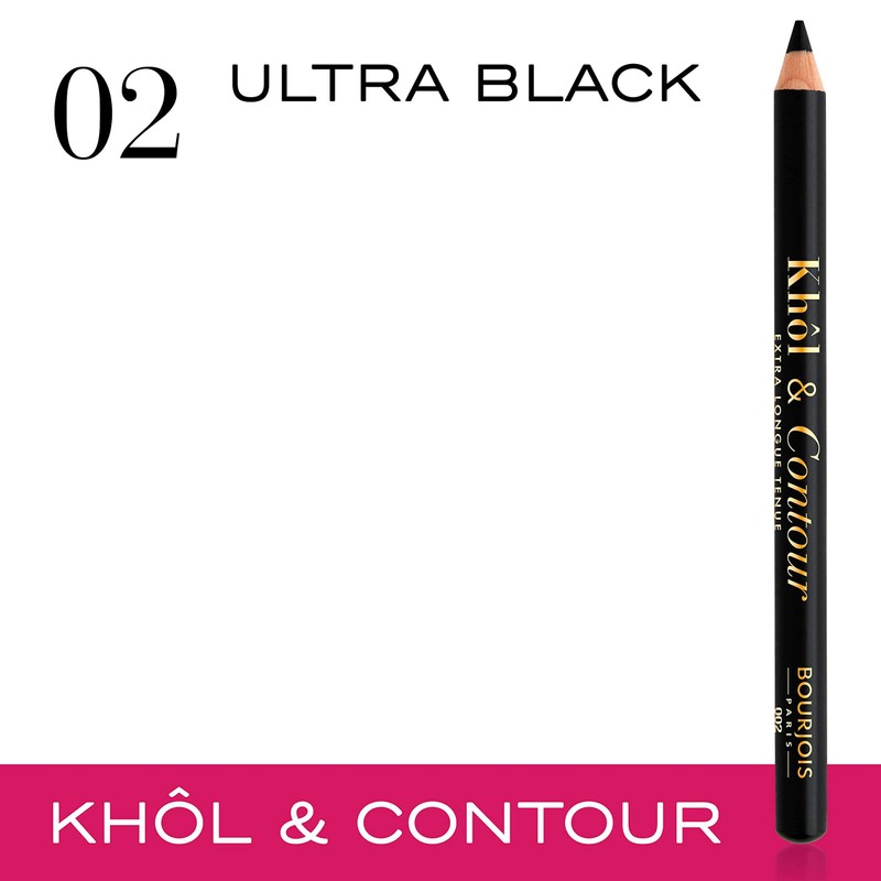 Kohl&Contour Eye Pencil #002-Ultra Black 1,2 Gr