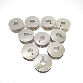 HONEYSEW 15pcs Metal Bobbins for Juki DDL-555, DDL-227, DDL-5530, DDL-555, TL-2000Qi, TL-2010Q #55623S