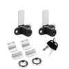 Set of 2 Double Door Cabinet Locks Furniture Locks with