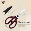 XE Kitchen Shears Heavy Duty - Stainless Steel Meat Scissors