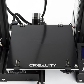 Creality Ender 3 Glass Bed 3D Printer Platform Upgraded Tempered Glass Plate Build Surface for Ender 3/Ender 3 Pro/Ender 3 Neo/Ender 3 V2 Neo/Ender 3 S1/Ender 5 Pro 235x235x4mm