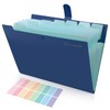 SKYDUE Accordion File Organizer – 8-Pocket Expanding File Folder with