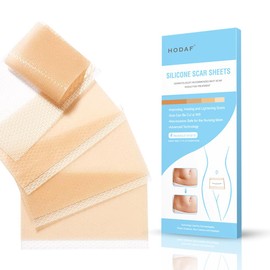 Wiederverwendbare Wundpflaster, 4 Bögen, 15 cm x 4 cm, Abdichtung der Oberfläche, reduziert und verhindert hypertrophe oder cheloide Narben, Behandlung von postoperativen Narben