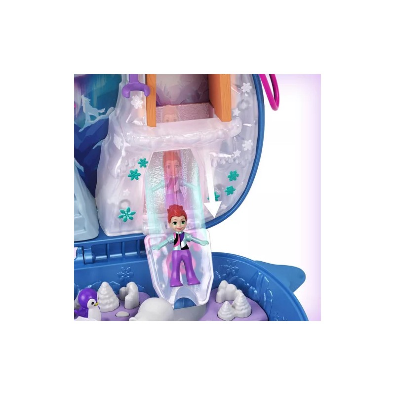 Polly Pocket Estuche Ballena Freezin Fun Narwhall