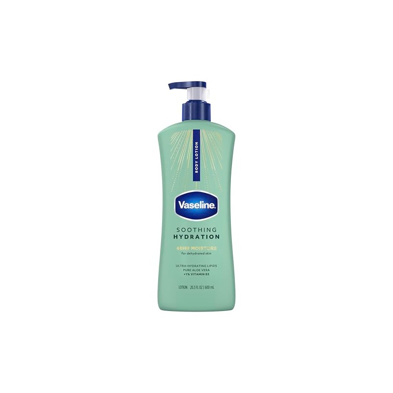 Vaseline Intensive Care Aloe Soothing Hydration 600 ML, 1.755 pounds,