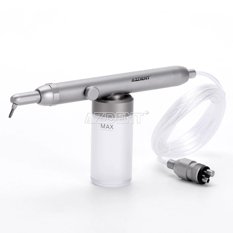 AZDENT Dental Aluminum Oxide Micro Blaster Microetcher Sandblasting System 4Holes