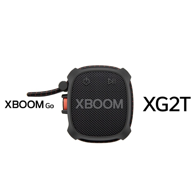 LG XBOOM Go XG2T Portable Bluetooth Speaker, Black