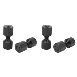 4 Pcs Two Hole Pins Set Aluminium 2 Hole Pipe Flange Aligners Connection Alignment Pin Flange Two Hole Pins for Car Ship Large Machinery