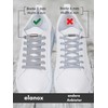ELANOX Elastic Shoelaces 8 mm - 4 Pieces (for 2