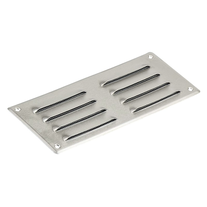 Steinberg14 Stainless Steel Vent Cover 8x3 (Duct Opening) with Mesh