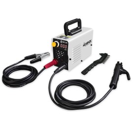 HANSNOK 130Amp ARC-130 Welder, Super MINI Portable Welding Machine, IGBT Inverter Welder Machine 110V, for 1/16"-1/8" Rod ARC Welder, 2 Chip Hammers