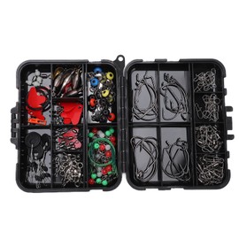 Fishing Lures Baits Tackle Box with Rope Stainless Steel Material Durable Fishing Tool Set