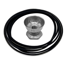 HPUY 8066184 Dryer Motor Pulley and 341241 Dryer Drum Belt Replacement Compatible for Whirlpool Maytag KitchenAid Roper Dryers Replace WP8066184 W10402909 W10290531 W10290525 W10299847 AP6011686