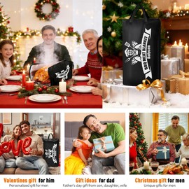 Upgraded BBQ Blanket for Resting Meat - Smoker Accessories Brisket Blanket - Insulated Meat Resting Bag with Wide Mouth for Steak/ Pork Shoulder/ Turkey - Valentines Day Gifts - Birthday Anniversary BBQ Accessories Grilling Gifts for Men Dad Husband(21inch)