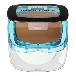 Maquillaje Polvo Compacto Loreal Infallible Pro Glow Color 27 Creme Cafe