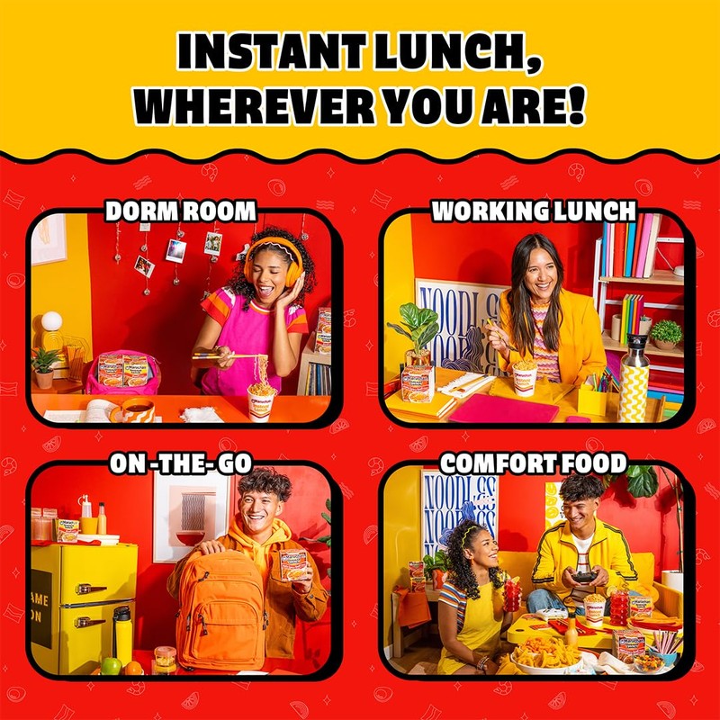 Maruchan Instant Lunch Ramen Noodles, Hot & Spicy Beef Flavor