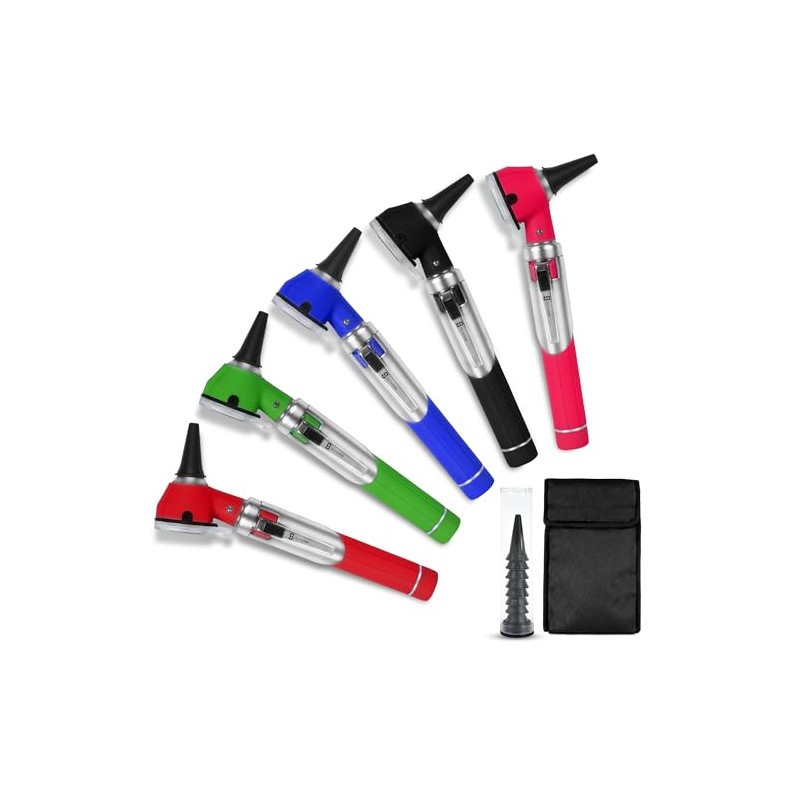 Compact Fiber Optic Otoscope Kit | 2.5V Halogen Light |
