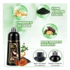 Shampoo Tinte Instantaneo Cubre Canas Extracto Plantas 500ml