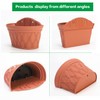 Sungmor Wall Hanging Planters,11.5 Inch Hanging Flower Pots for Railing