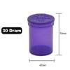 Multi-Use Airtight Empty Pill Bottles with Hinged Lids, 30 Dram