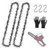 8 Inch Full Tooth Chainsaw Chain For Milwaukee 3004-20 Chainsaw,2PC