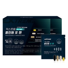 2 boxes (2-month supply) of all-in-one nutritional supplement multi-pack containing 22 extreme ingredients in one sachet / 익스트림 22종 성분을 1포에 담은 올인원 영양제 멀티팩 2박스 (2개월분)