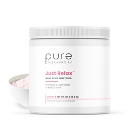 Pure Therapro Rx Pure Therapro Rx Just Relax Cherry - 60 Servings | Supports Relaxed Mood & Healthy Blood Pressure | Myo-inositol, Di-Magnesium Malate, GABA, Taurine, & L-Theanine