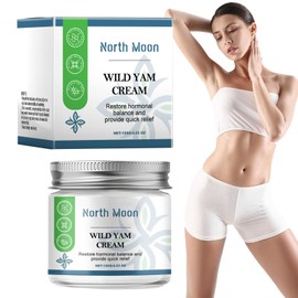 Wild Yam Cream QrORIGINAL Natural Yam Root Cream Wild Yams Cream Organic for Firming Anti Wrinkle Cream Replenishing Moisturiser Anti Ageing Cream Suitable for All Skin Types
