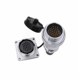 HangTon WS28 24 Pin 5A Male Plug Female Socket Aviation Circular Power Connector Bulkhead LT Automotive Solar Outdoor