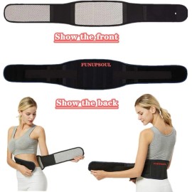 KABRAR Thermal Magnetic Therapy Lumbar Support Belt Lower Back Brace for Men and Women