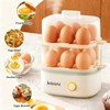 Kawu Egg Cooker, 12 Eggs Electric Egg Boiler with Anti-scalding