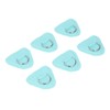 6Pcs PVC D Ring Patch Elastic Rope Set Stainless Steel