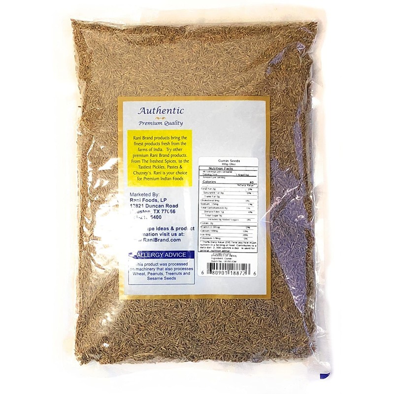 Rani Cumin Seeds Whole (Jeera) Spice 28oz (800g) ~ All