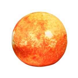 XIYUAN 10.6inch Fluffy Moon and Earth Plush Pillow,Soft Moon/Earth Stuffed Toys,Decorative Moon & Earth Pillow Cushion Throw Pillow,Educational Toy for Home Décor Kids (Sun)