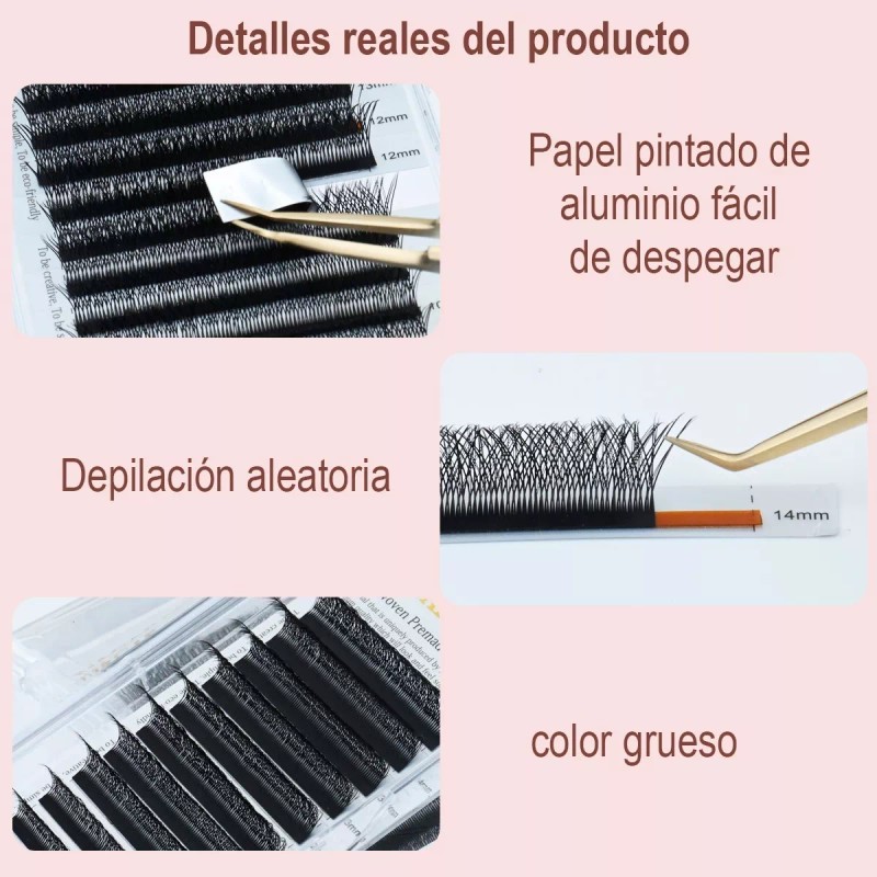 Nagaraku Pestañas Nagaraku W 6d Cifrado Clover Fan