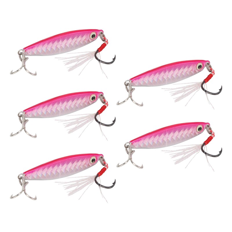 5Pcs 15g Metal Vib Hard Fishing Lures Jigging Fishing Baits