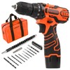 COMOWARE Cordless Drill Set, 12V Power Drill with Battery &