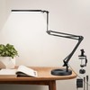 NOEVSBIG LED Desk Lamp with Clamp,2-in-1 Clamp on Desk Lamps