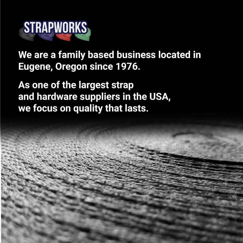 Strapworks Lightweight Polypropylene Webbing - Poly Strapping for Outdoor DIY